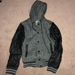 Hooded Varsity Jacket